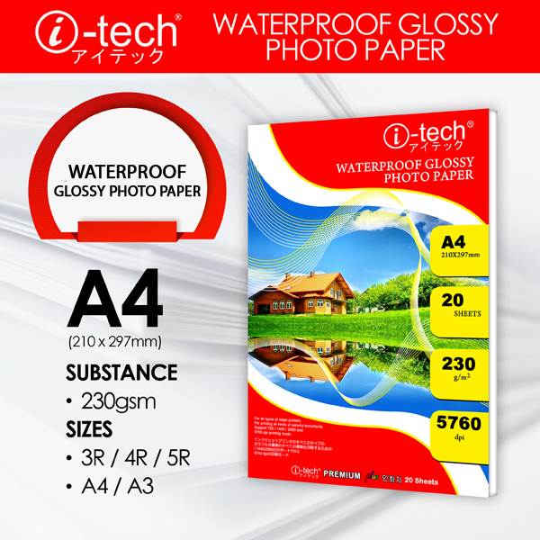i tech glossy photo paper 10lb glossy flyer paper