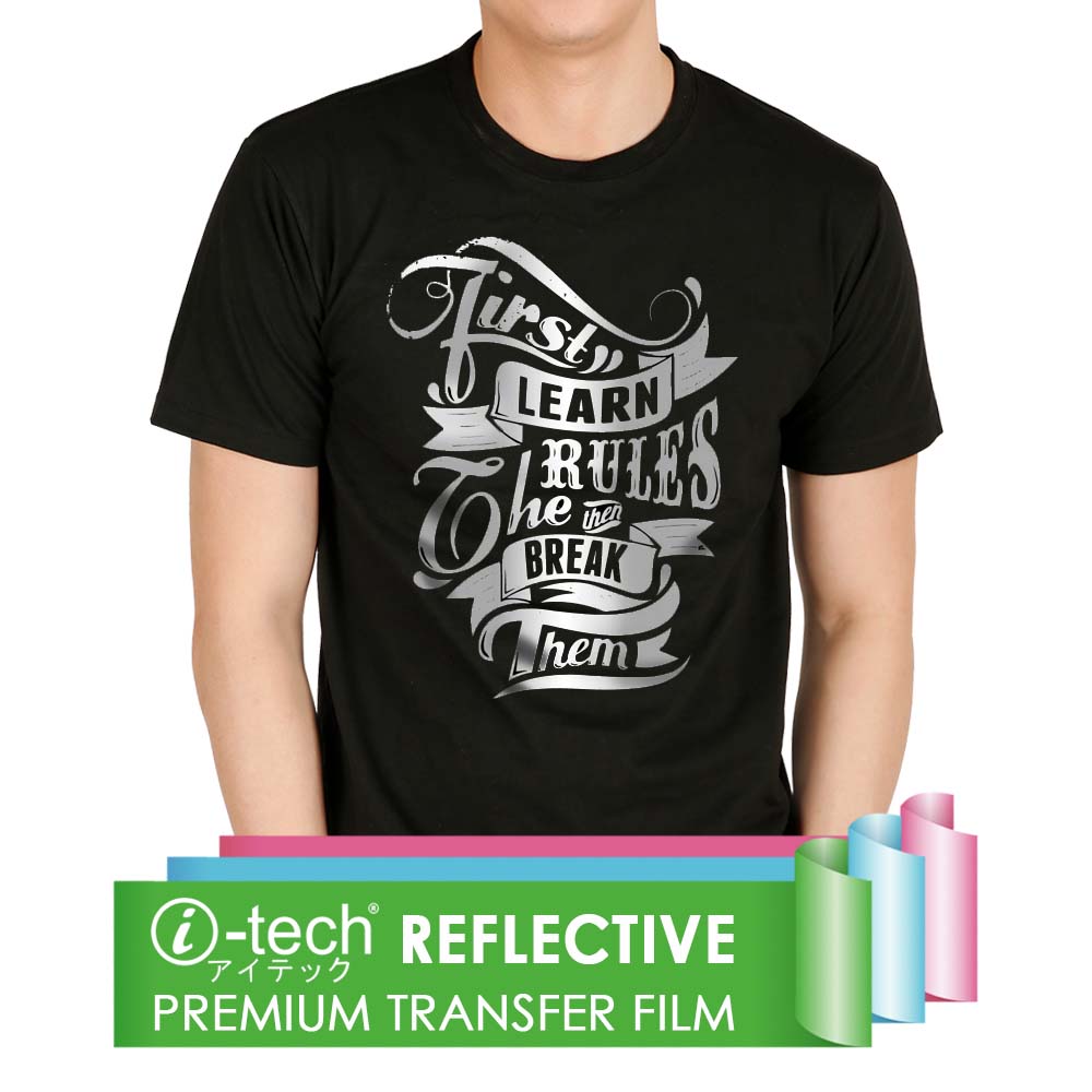 i-Tech Reflective Vinyl warmth Shift Motion picture 1 meter picture regarding Printable Reflective Vinyl called i-Tech Reflective Vinyl warm Go Motion picture 1 meter